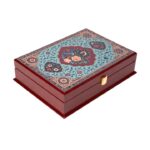 جعبه چوبی طرح چاپی