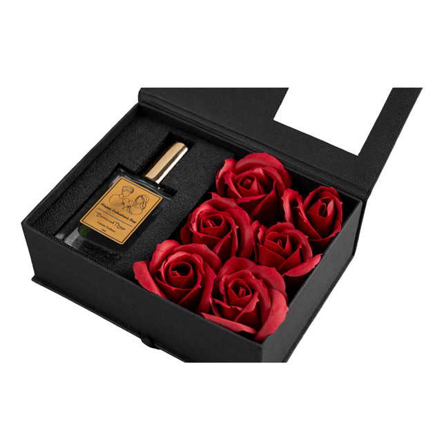 Valentine's Day gift flower box and perfume کادو ولنتاین باکس گل و پرفیوم